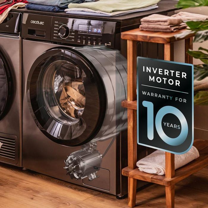 Machine à laver Cecotec DressCode 9155 1400 rpm 9 kg 12 Machine à laver Cecotec DressCode 9155 1400 rpm 9 kg 12