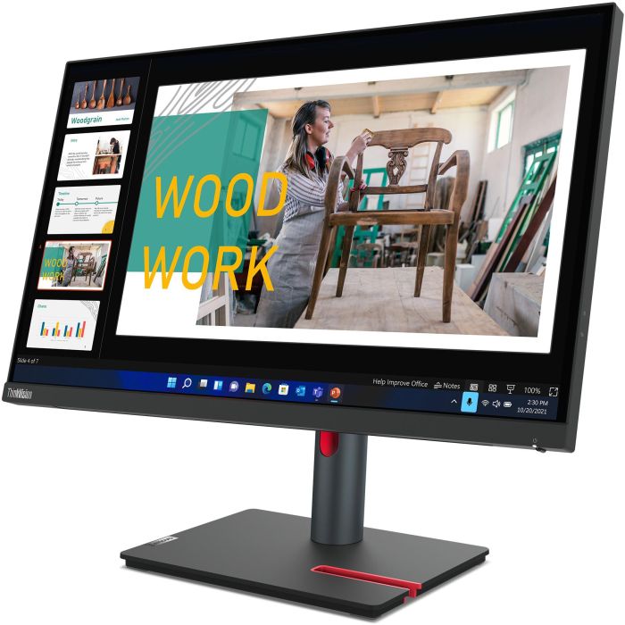 60,5cm/23,8" (2560x1440) Lenovo ThinkVision P24q-30 16:9 QHD IPS 60Hz 4ms HDMI DP USB Vesa Black 11