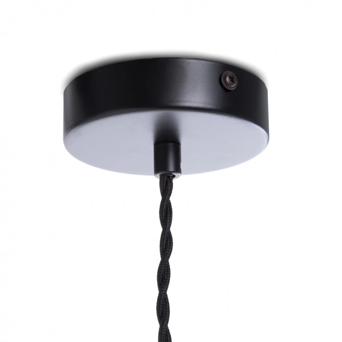 Lampe Suspendue Mya Fer Noir E27 Rétro Vintage Câble Réglable [JD3971-01 BK] 2