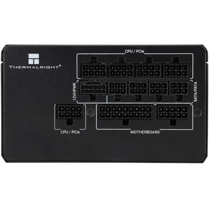 Thermalright TG1000 - Alimentation PC 1000 W 80+ Gold Full Modulaire ATX3.0 Compatible PCI-E 5.0 - Noir