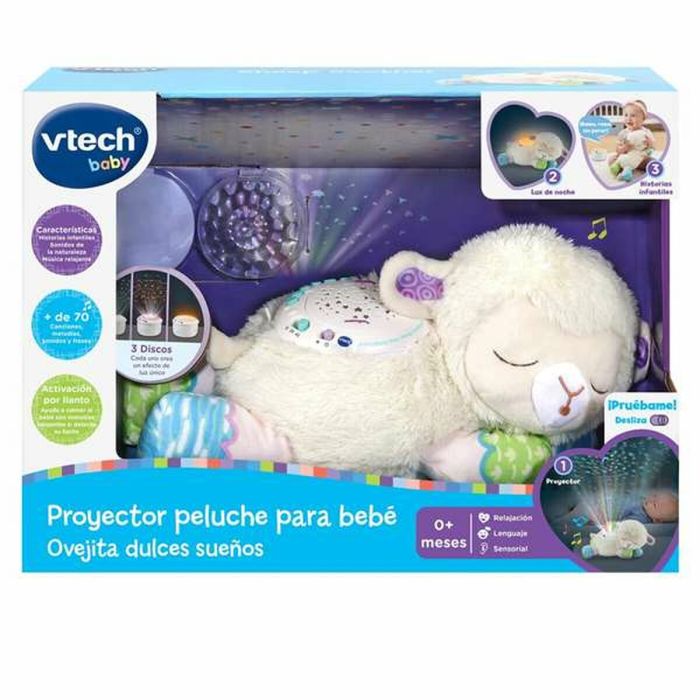 Peluche Projecteur LED d'Étoiles Mouton Vtech Sweet Dreams 15 x 32 x 12 cm 6 Peluche Projecteur LED d'Étoiles Mouton Vtech Sweet Dreams 15 x 32 x 12 cm 6