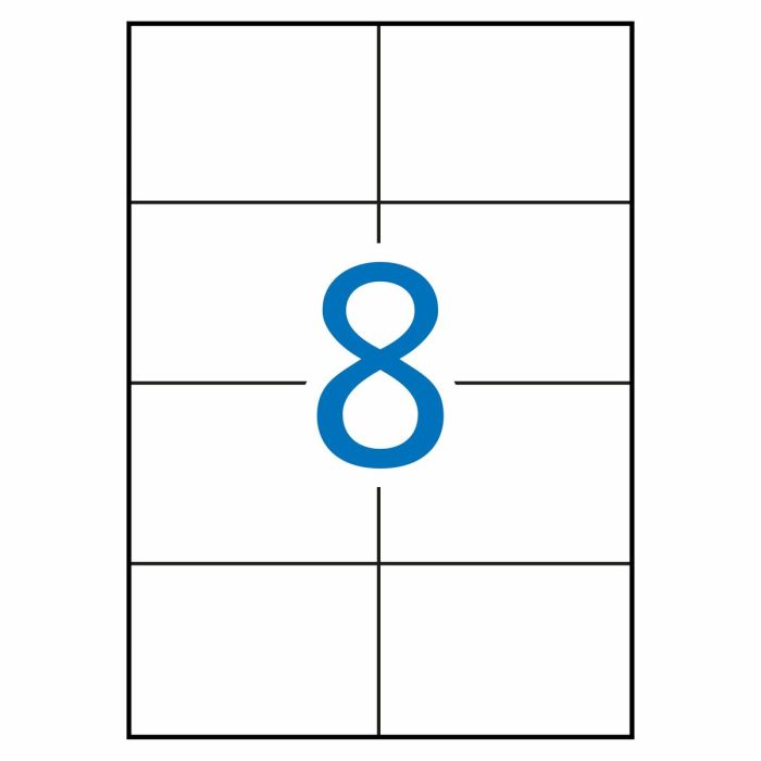 Étiquettes adhésives Apli 1279 100 Volets 105 X 74 mm Blanc 1 Étiquettes adhésives Apli 1279 100 Volets 105 X 74 mm Blanc 1