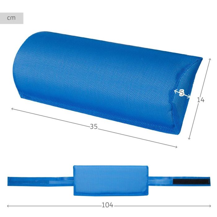 Coussin de chaise Aktive Bleu 35 x 5 x 14 cm (12 Unités) 3