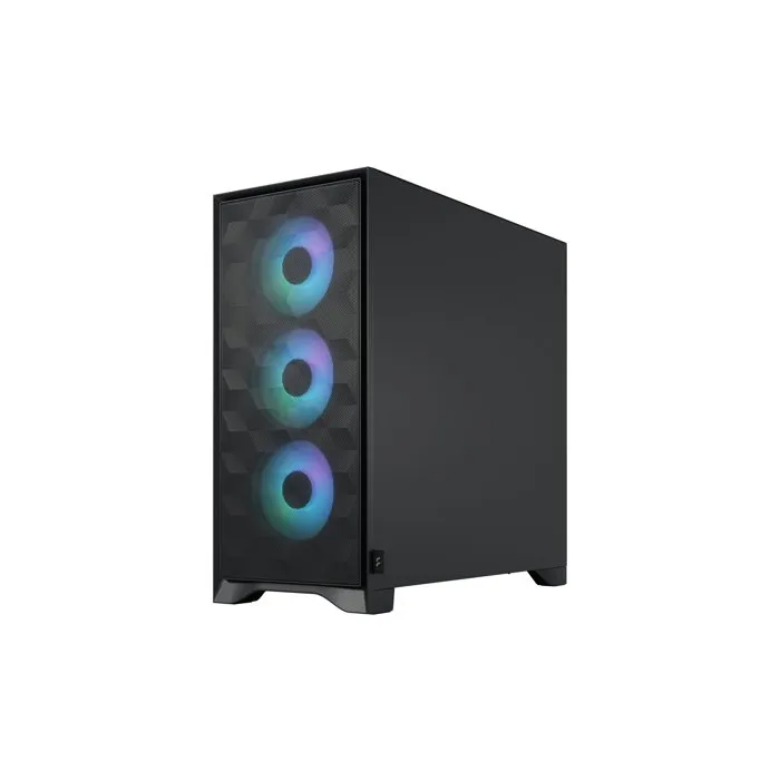 Fractal Design Pop 2 Air TG RGB - Boîtier PC ATX Noir avec 3 ventilateurs - Maille avant/supérieure pour flux d'air optimisé - Prise en charge GPU 416mm et radiateurs 360mm