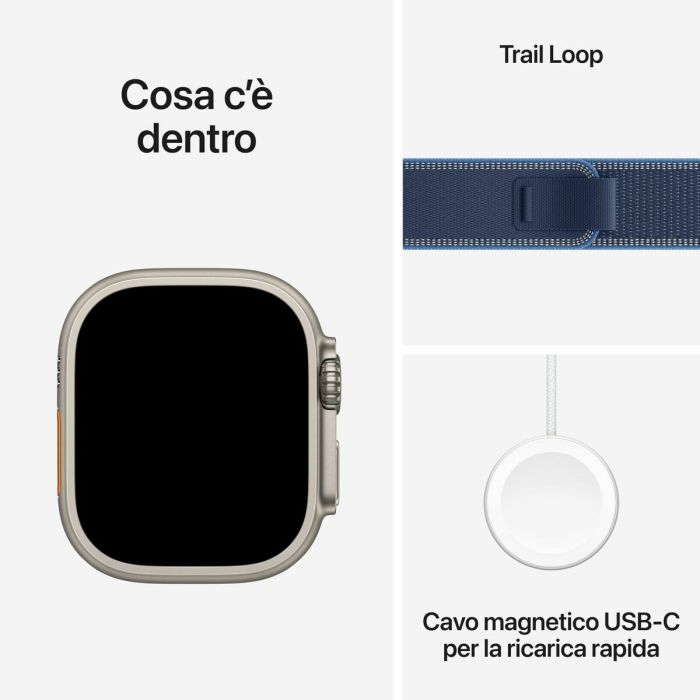 Montre intelligente Apple MEWU4QL/A Titane 49 mm 1 Montre intelligente Apple MEWU4QL/A Titane 49 mm 1
