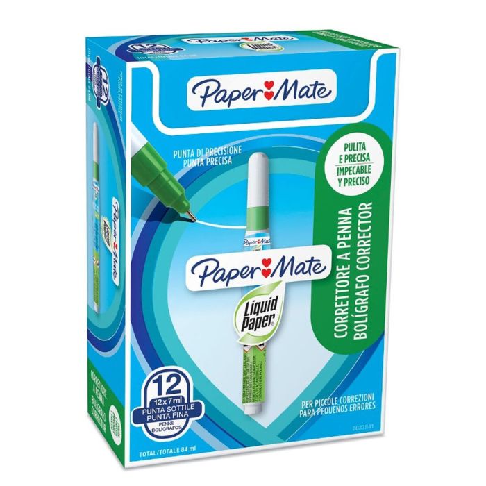 Crayon Correcteur Paper Mate NP10 7 ml 12 Unités 2