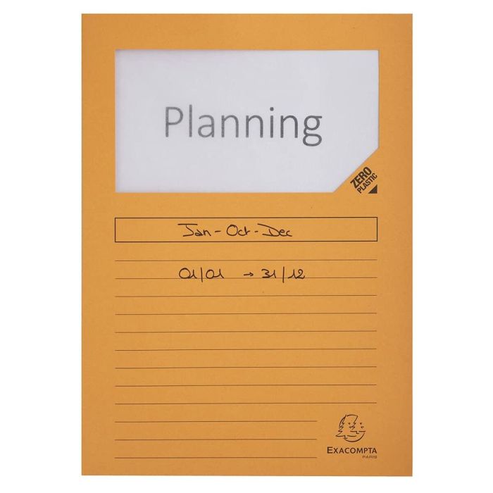 Ensemble de sous-dossiers Exacompta Forever Orange A4 Fenêtre transparente 100 Pièces 2 Ensemble de sous-dossiers Exacompta Forever Orange A4 Fenêtre transparente 100 Pièces 2