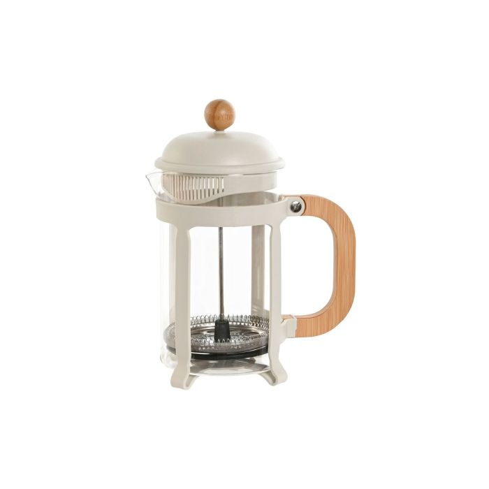 Cafetière à Piston Home ESPRIT Blanc Naturel Acier inoxydable 800 ml 15 x 10 x 22 cm 0 Cafetière à Piston Home ESPRIT Blanc Naturel Acier inoxydable 800 ml 15 x 10 x 22 cm 0