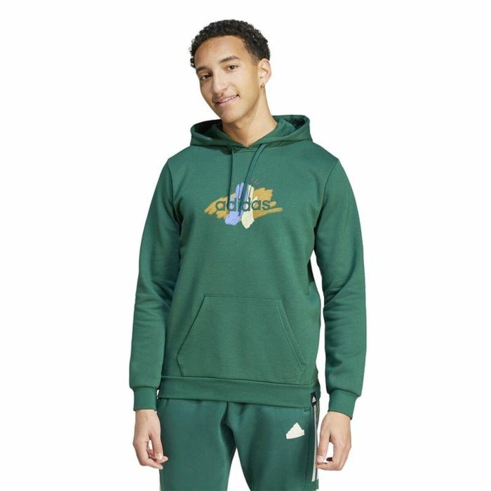 Sweat à capuche homme Adidas Codes Graphic Vert XL 4 Sweat à capuche homme Adidas Codes Graphic Vert XL 4