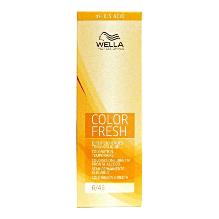 Couleur Semi-permanente Color Fresh Wella Color Fresh Nº 4/07 (75 ml) 2