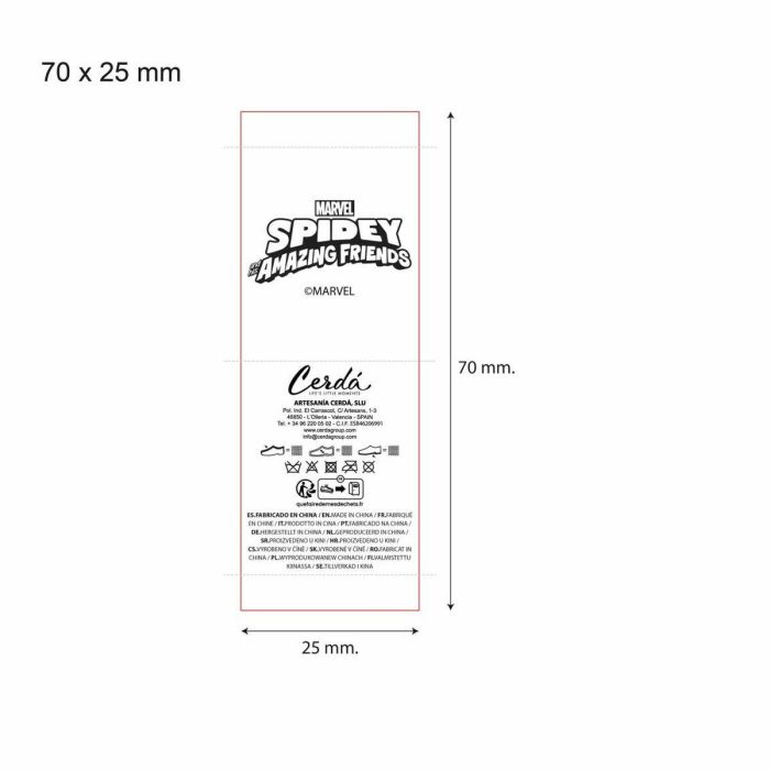 Chaussons Spidey Rouge 22-23 3