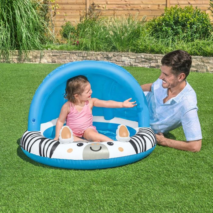 Bestway Piscine Gonflable Enfant Anneau Safari 97x66 cm +2 Ans Jardin 52559 8