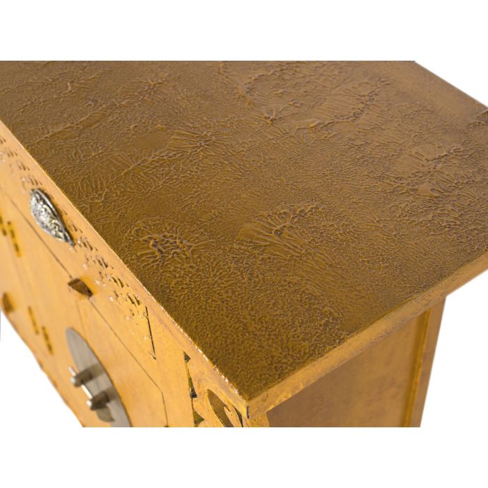 GINER Y COLOMER - Buffet avec 6 portes et 3 tiroirs en bois de manguier - 180 x 40 x 84 cm - Couleur ocre 5 GINER Y COLOMER - Buffet avec 6 portes et 3 tiroirs en bois de manguier - 180 x 40 x 84 cm - Couleur ocre 5