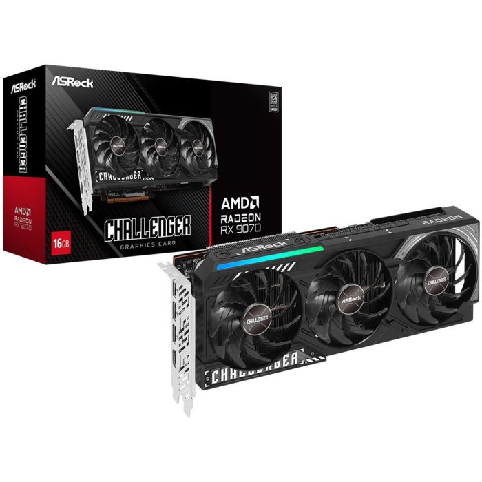 RX 9070 16GB ASRock Radeon Challenger GDDR6 3Fan 5 RX 9070 16GB ASRock Radeon Challenger GDDR6 3Fan 5