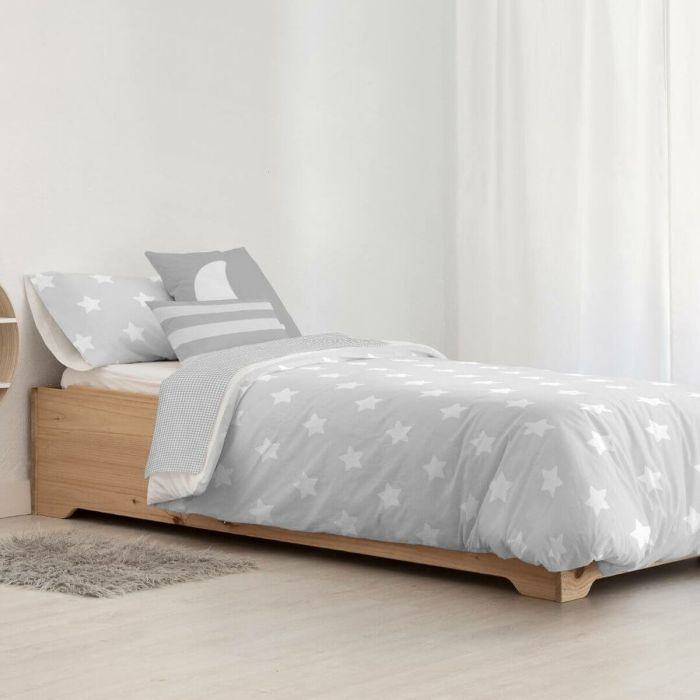 Housse de Couette Kids&Cotton Runar Gris 155 x 220 cm 1