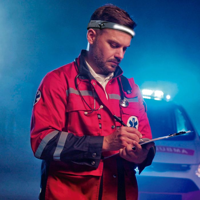 Lampe Frontale LED Rechargeable et Réglable Velamp 5 W 350 lm 2