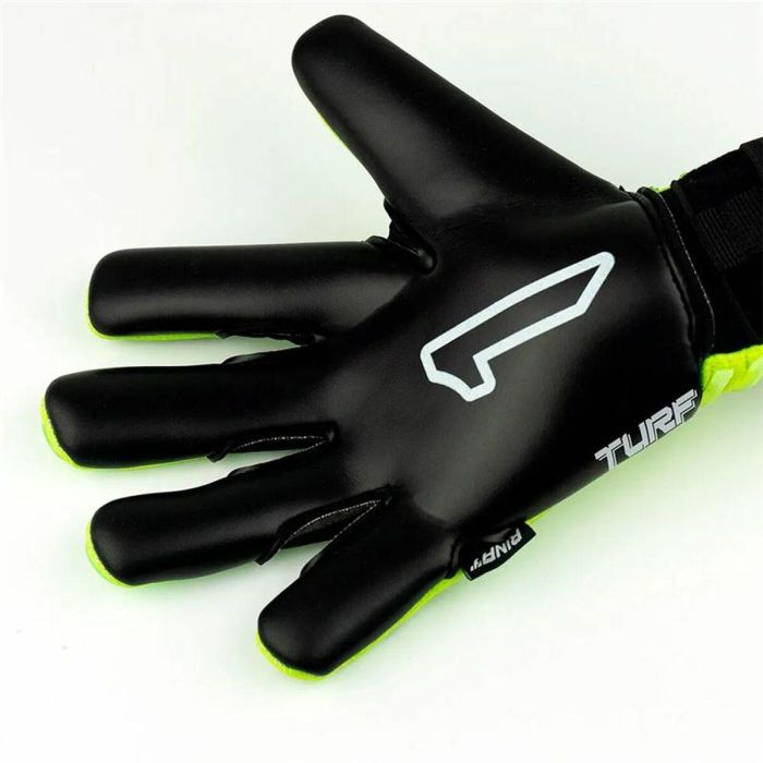 Gants de Gardien de But Rinat Aries Némesis Turf Vert citron Adultes Turquoise 3