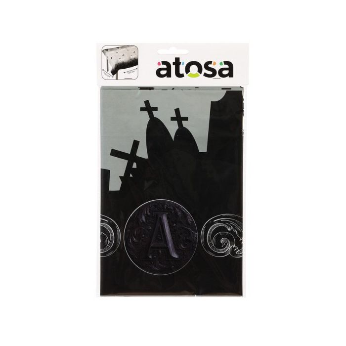 Casa Encantada Nappe Rectangulaire Halloween avec Chauvessouris, 183 x 132 cm, Décoration de Table Effrayante