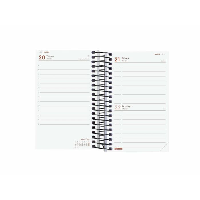 Agenda Finocam YEAR Noir Mini 7,9 x 12,7 cm 2026 3