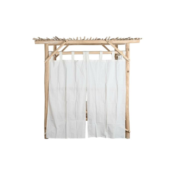 Lit de jardin DKD Home Decor Blanc Naturel 200 x 180 x 200 cm 16