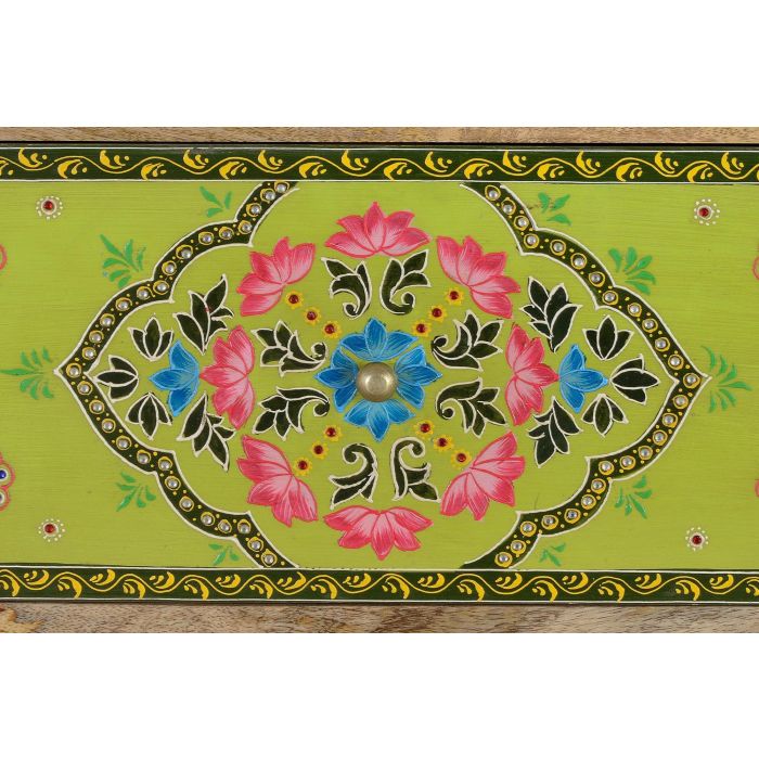 GINER Y COLOMER - Commode en bois de manguier massif et MDF avec 14 tiroirs peints à la main - Design multicolore artisanal - 120x90x40 cm 3