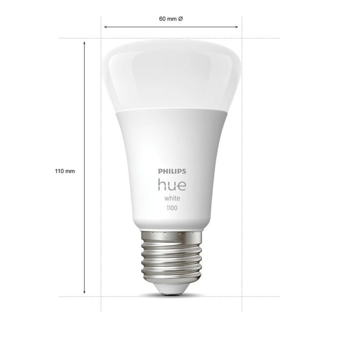 Lampe LED Philips Starter Kit E27 9,5 W Blanc F (3 Unités) 7