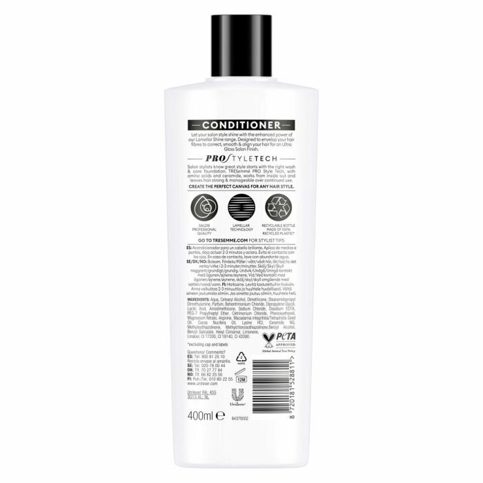 Après-shampooing Tresemme LAMELLAR SHINE 400 ml 2