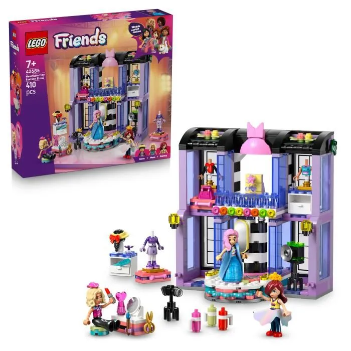 Lego Friends 42685 Le Défilé de Mode de Heartlake City - Jeu de Construction avec Mini-Poupées Liann, Nova, Paisley, Podium et Accessoires - Pour Enfants dès 7 ans Lego Friends 42685 Le Défilé de Mode de Heartlake City - Jeu de Construction avec Mini-Poupées Liann, Nova, Paisley, Podium et Accessoires - Pour Enfants dès 7 ans