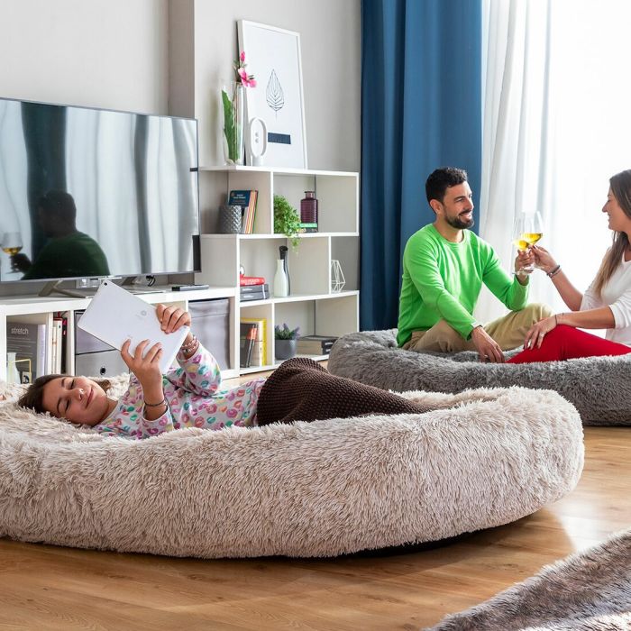 Lit de Chien pour Humains | Human Dog Bed XXL InnovaGoods Beige 3