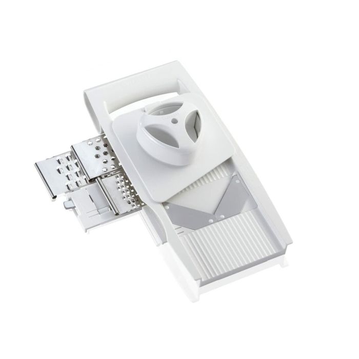 Mandoline-Râpe Leifheit Blanc Acier inoxydable Plastique 4 en 1 8 Mandoline-Râpe Leifheit Blanc Acier inoxydable Plastique 4 en 1 8