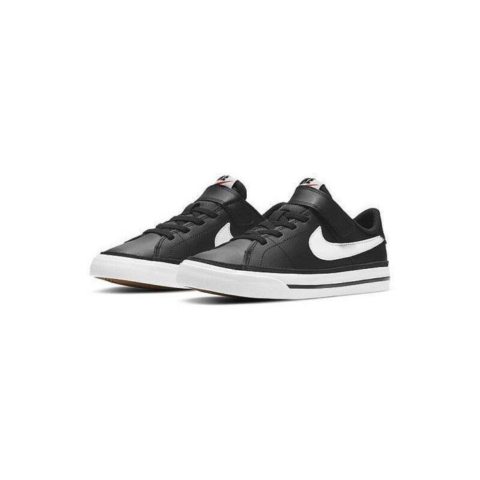 Chaussures de Sport pour Enfants Nike Court Legacy Noir 1