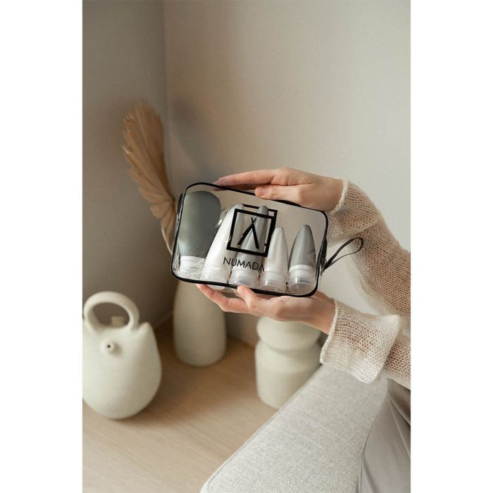 Nécessaire de Voyage Numada Transparent PVC Silicone 20 x 6,5 x 13,5 cm 5 Nécessaire de Voyage Numada Transparent PVC Silicone 20 x 6,5 x 13,5 cm 5