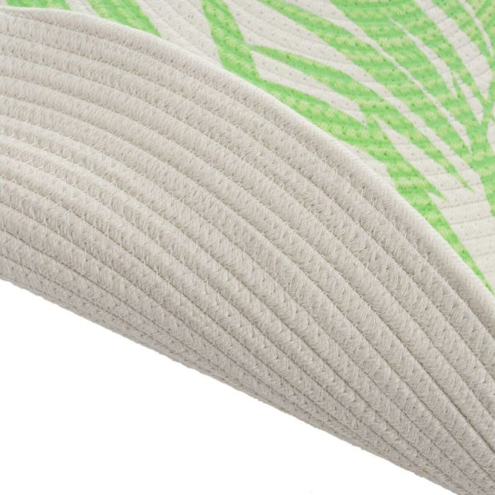 Tapis Blanc Vert 90 x 90 x 0,5 cm 1