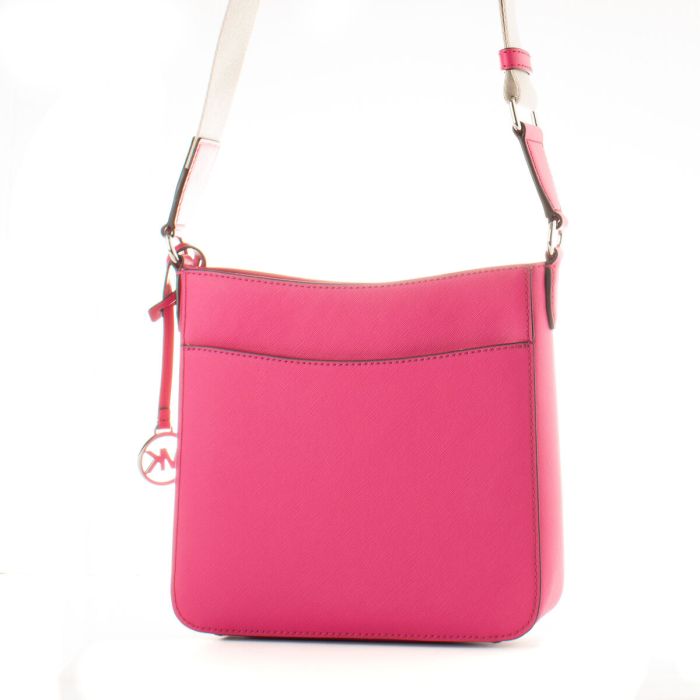 Sac à Bandoulière Michael Kors 35T4STVC5L-DRAGONFRUIT Rose 22 x 20 x 7 cm 2