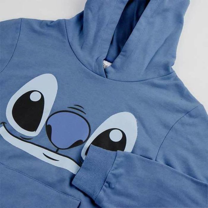 Sweat à capuche enfant Stitch Bleu 9
