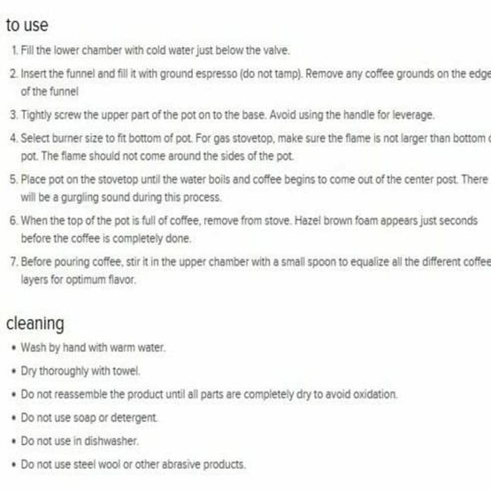 Cafetière Italienne Bialetti 0001165/X4 Argenté Métal Acier inoxydable Aluminium 1 L 4