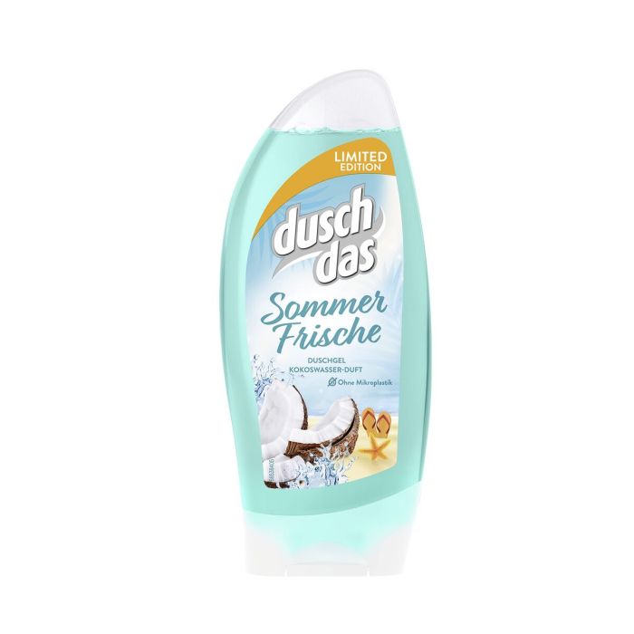 Duschdas Gel Douche Summer Fresh Édition Limitée Senteur Eau de Coco Fruitée 250 mL