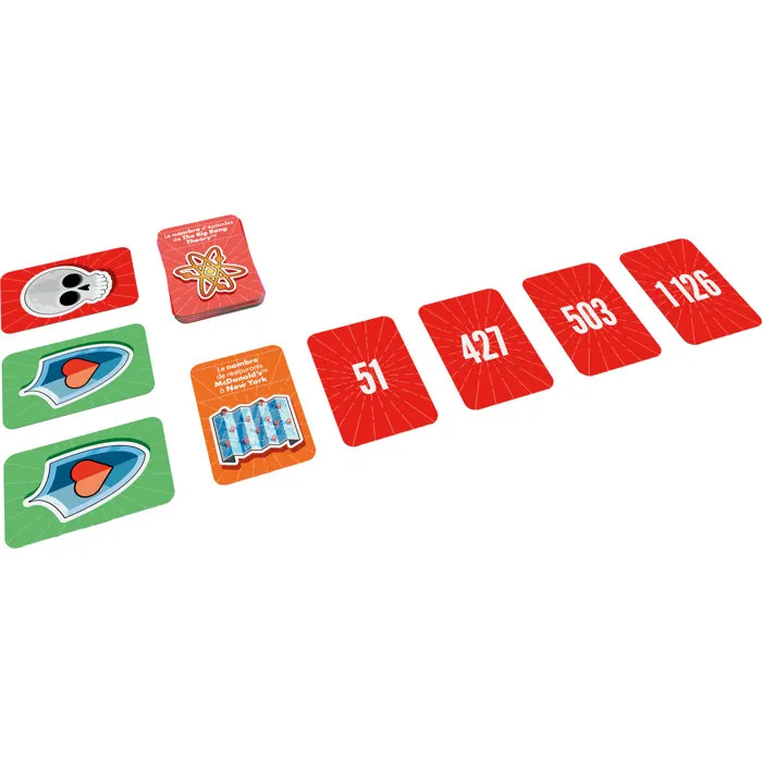 Asmodee The Line Rouge - Jeu de société de devinettes moderne et portable - 174 cartes - Version française Asmodee The Line Rouge - Jeu de société de devinettes moderne et portable - 174 cartes - Version française