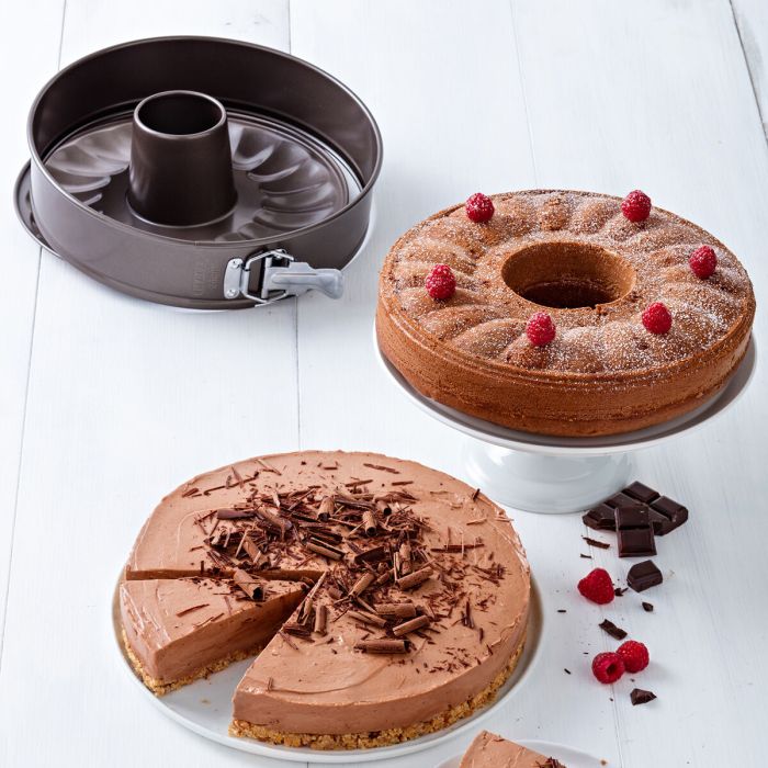 Moule amovible Pyrex Asimetria Bague Noir Métal 4 Unités Ø 26 cm 1