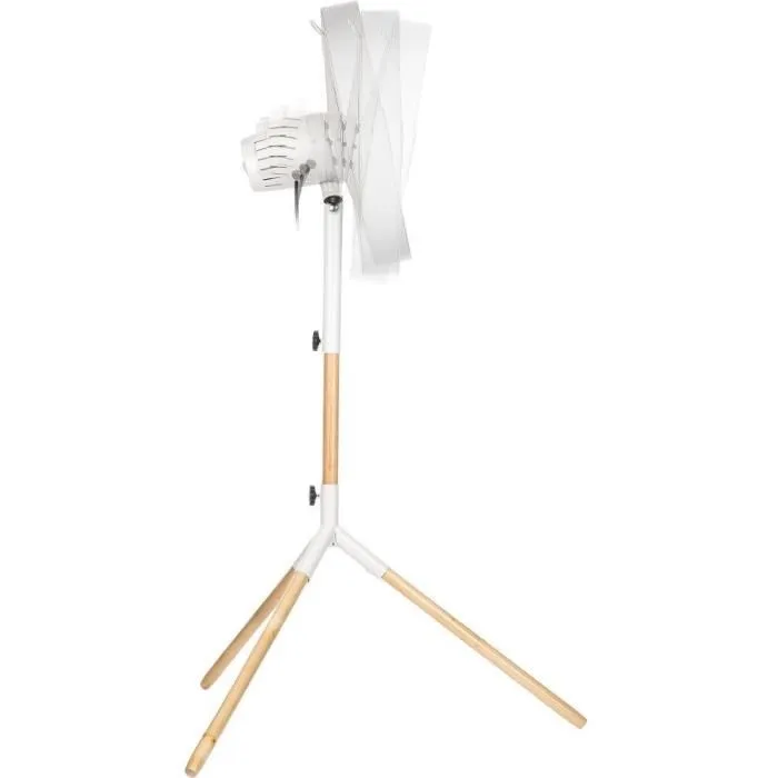 Sencor SFN 4080WH Ventilateur sur pied, bois et métal, 40 cm, 3 vitesses, oscillation 80°, hauteur réglable 120-133 cm, 50 W Sencor SFN 4080WH Ventilateur sur pied, bois et métal, 40 cm, 3 vitesses, oscillation 80°, hauteur réglable 120-133 cm, 50 W