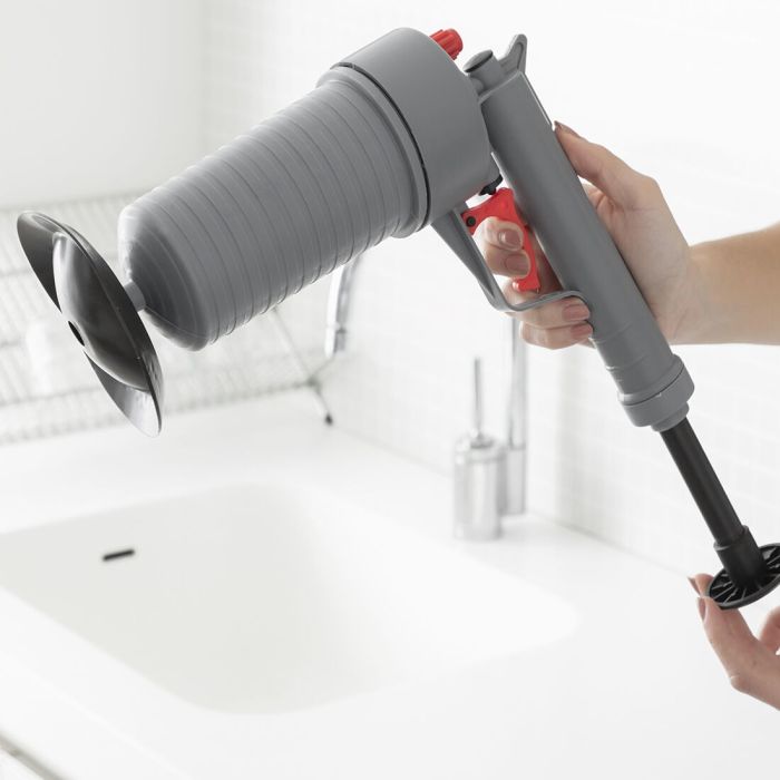 Pistolet Déboucheur à Air Comprimé Universel avec Adaptateurs KlinGun InnovaGoods 4 Pistolet Déboucheur à Air Comprimé Universel avec Adaptateurs KlinGun InnovaGoods 4