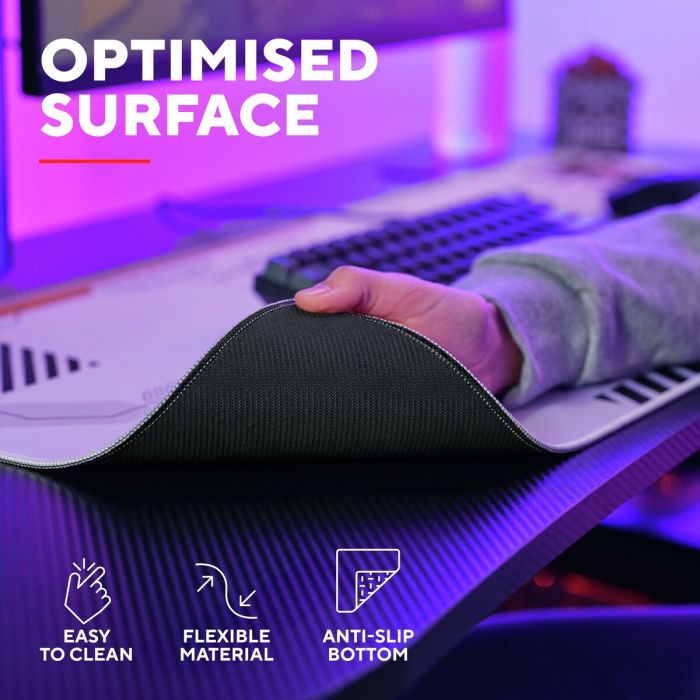 Tapis Gaming Trust 25717 Blanc 6