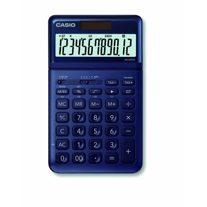 Calculatrice Casio JW-200SC-NY Bleu Plastique 2 Calculatrice Casio JW-200SC-NY Bleu Plastique 2