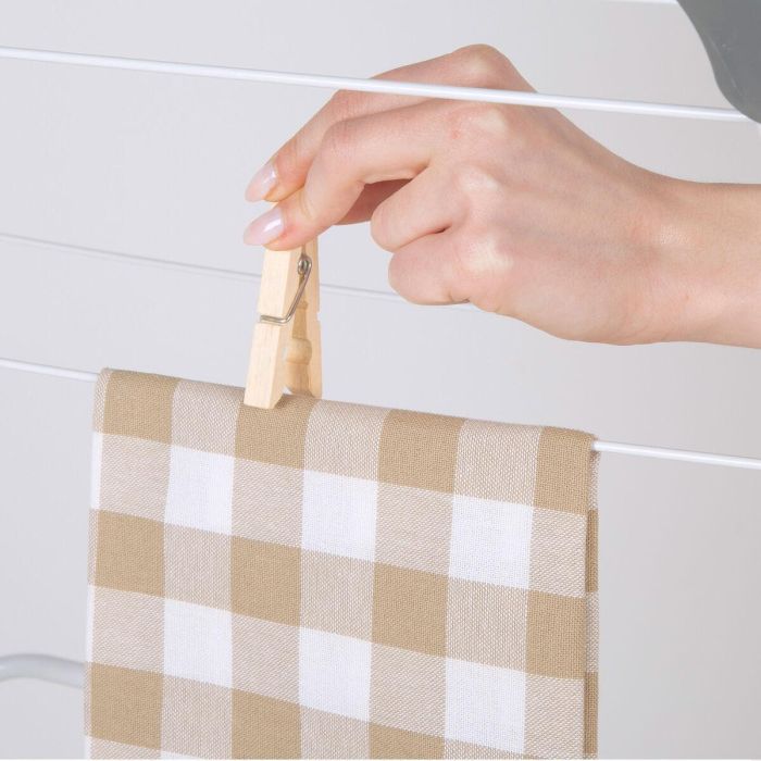 Corde à linge Max Home Métal 62 X 140 X 45 CM (2 Unités) 1