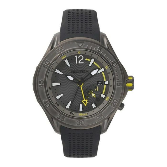 Montre Homme Nautica NAPBRW003 Noir Gris 0 Montre Homme Nautica NAPBRW003 Noir Gris 0