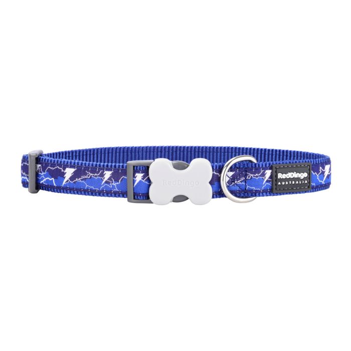 Collier pour Chien Red Dingo STYLE LIGHTNING Blue marine 31-47 cm 0 Collier pour Chien Red Dingo STYLE LIGHTNING Blue marine 31-47 cm 0
