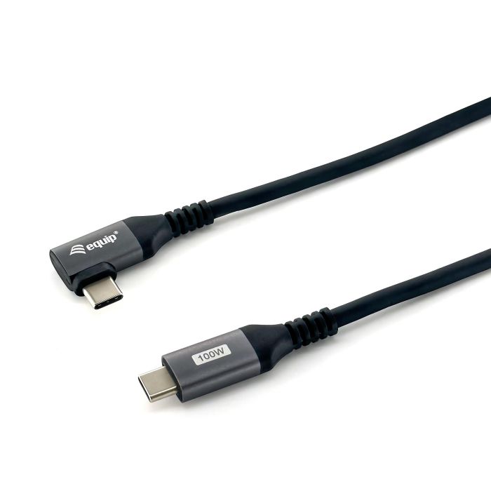 Equip Kabel USB-C 2.0 -> C wink. St/St 2.00m 5A 480Mbps sw 1