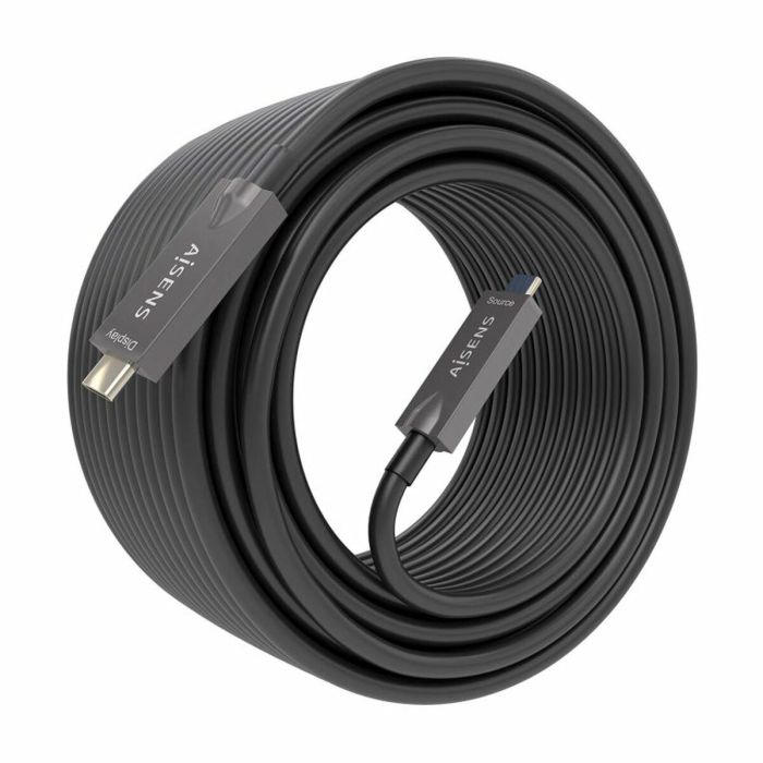 Câble USB-C Aisens A157-0883 Noir 15 m 4
