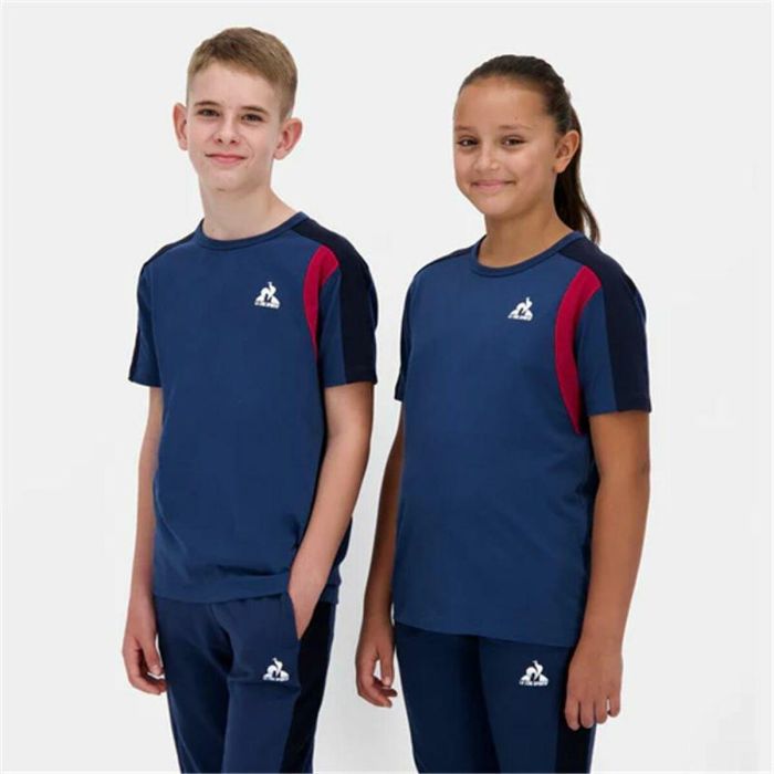 T shirt à manches courtes Enfant Le coq sportif Ess N°1 Enfant Noir Blue marine 1 T shirt à manches courtes Enfant Le coq sportif Ess N°1 Enfant Noir Blue marine 1