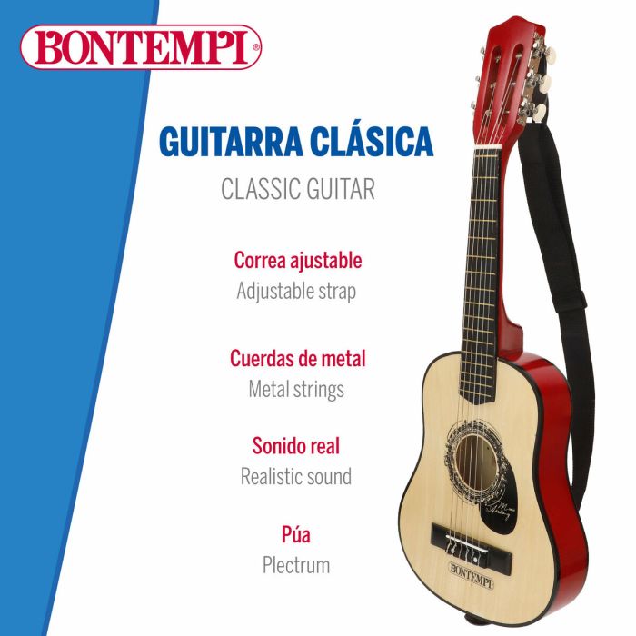 Guitare pour Enfant Bontempi 28 x 75 x 8 cm (2 Unités) 5